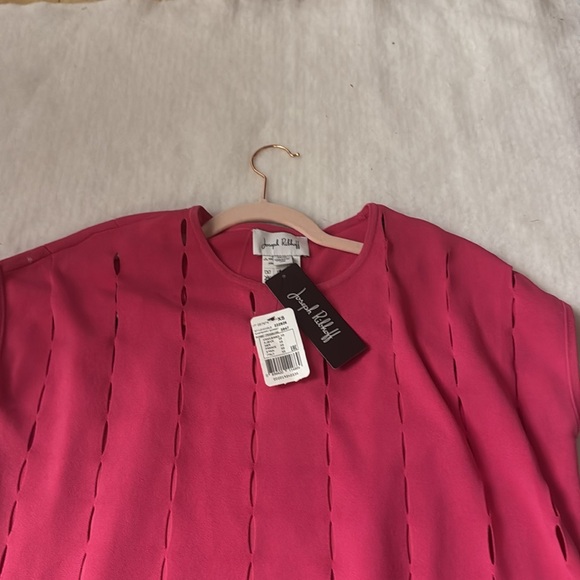 222926 Raspberry Cut Out Sweater - Picture 3 of 4